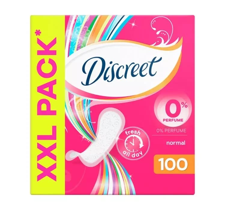 DISCREET 0% PERFUME NORMAL WKŁADKI HIGIENICZNE