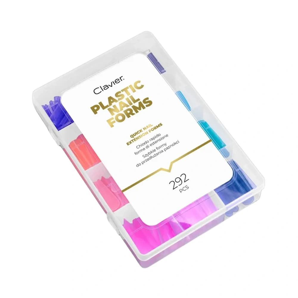 Plastic Nail Forms górne formy do przedłużania paznokci Mix