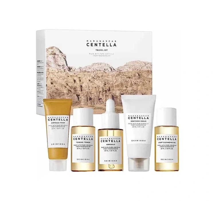 Madagascar Centella Travel Kit zestaw podróżny z kosmetykami do pielęgnacji twarzy