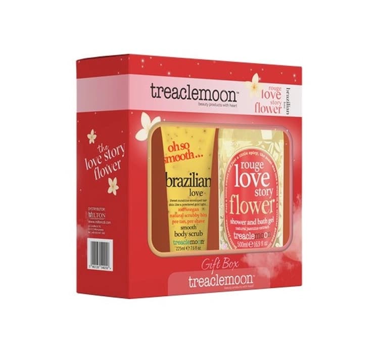 Rouge Love Story & Brazilian Love zestaw prezentowy żel pod prysznic + peeling do ciała