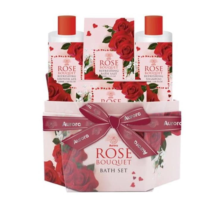 Rose Bouquet Bath Set zestaw prezentowy kosmetyków do kąpieli