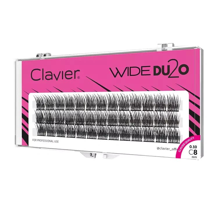 Wide Du2o kępki sztucznych rzęs 8 mm
