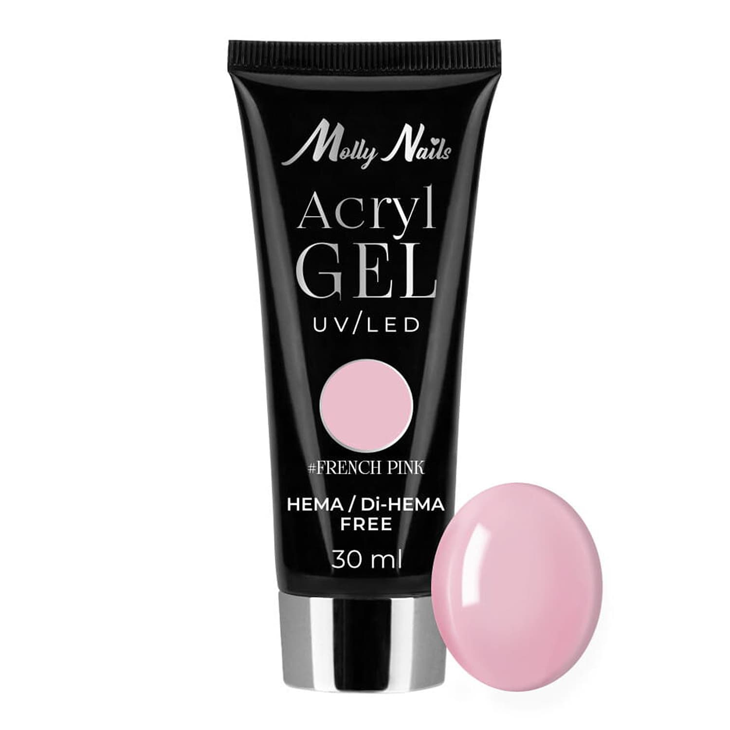 Molly Nails Acryl Gel akrylożel budujący do przedłużania paznokci French Pink