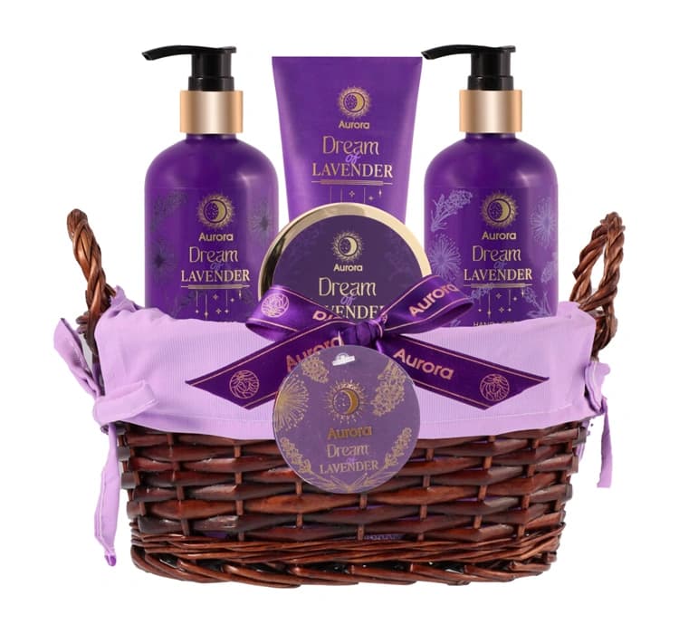 Dream of Lavender zestaw prezentowy mydło do rąk + balsam do rąk + balsam do ciała + masło do ciała