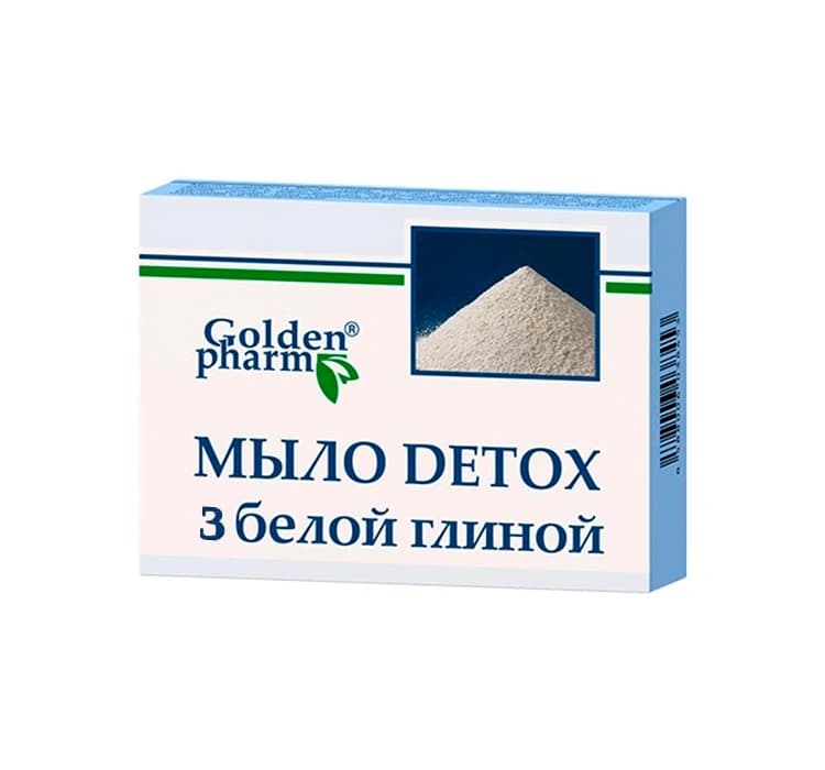 Detox mydło w kostce z białą glinką