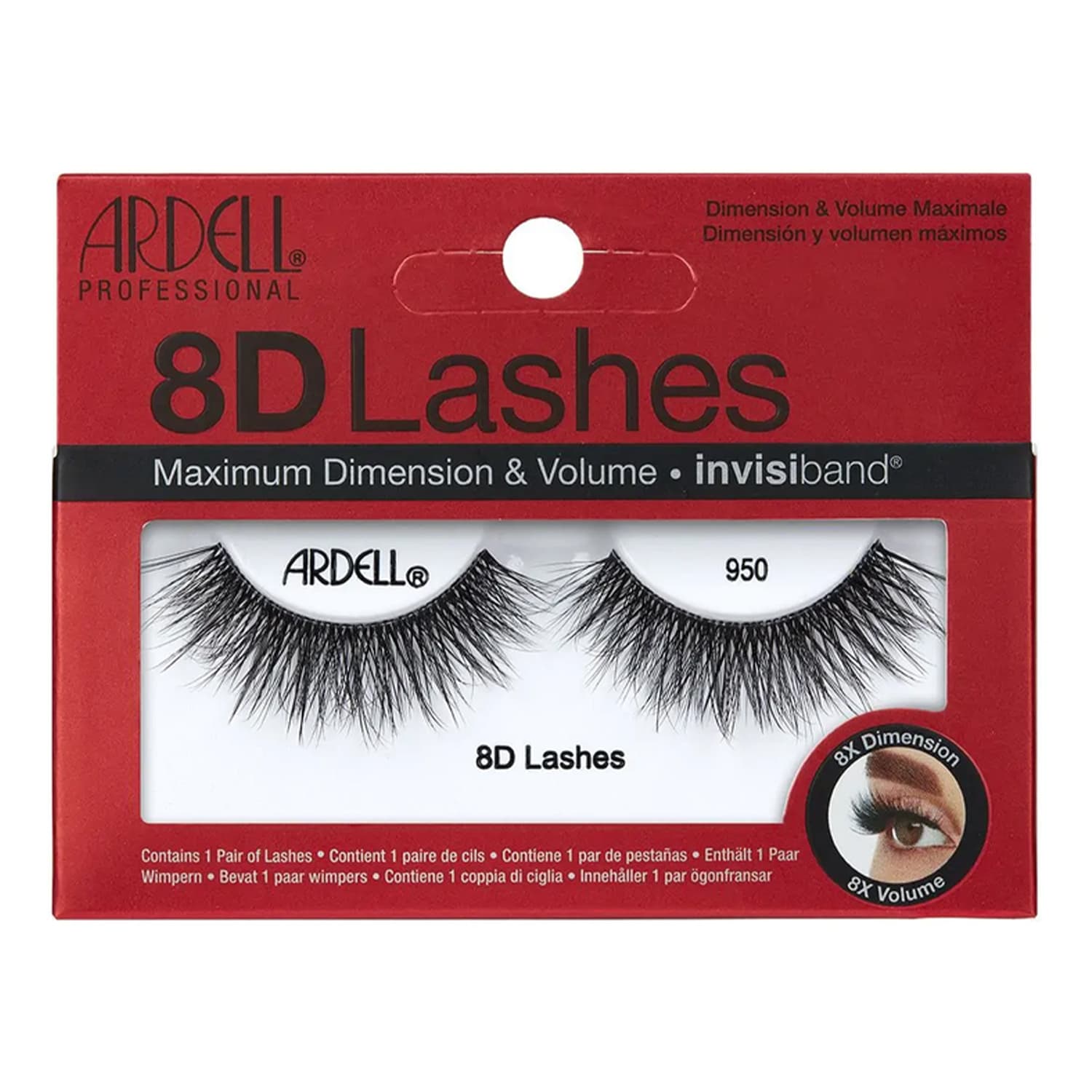 8D Lashes sztuczne rzęsy na pasku 950