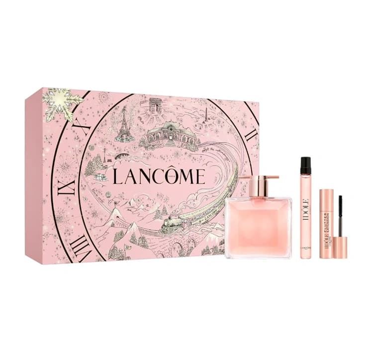 woda perfumowana spray Idôle + + tusz do rzęs Lash Idôle Flutter Extension 01 True Black