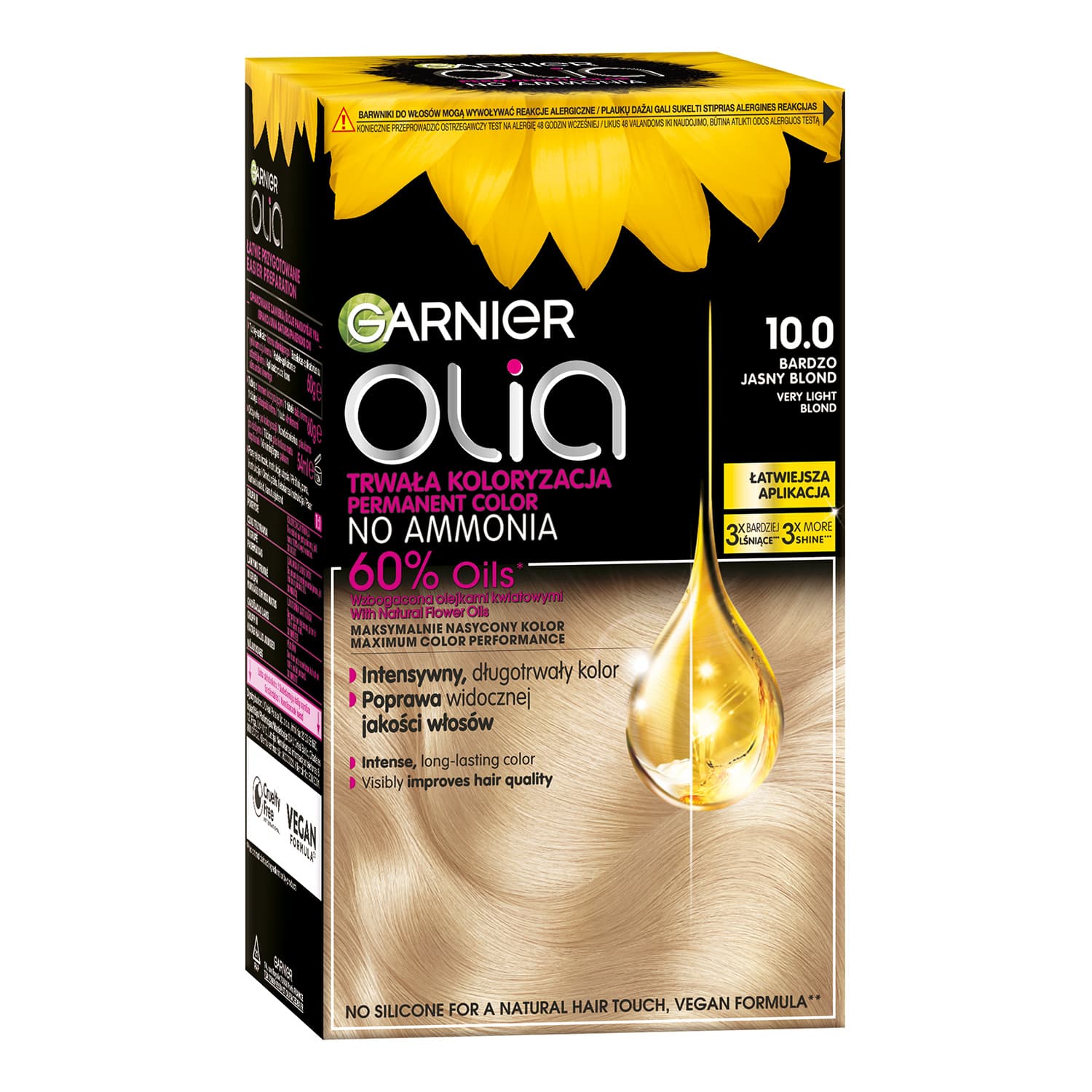Olia trwała koloryzacja 10.0 Bardzo Jasny Blond