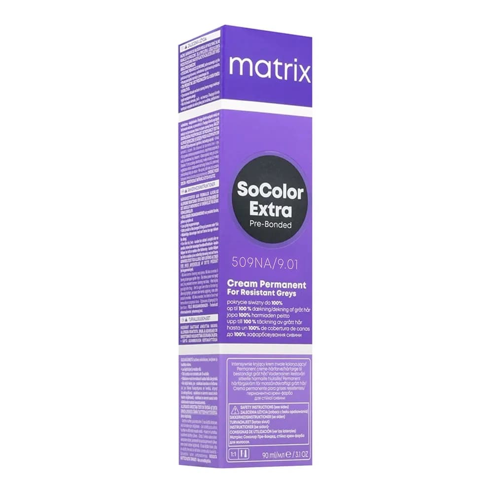 SoColor Permanent krem do koloryzacji 509NA/9.01 Bardzo Jasny Blond Neutralny Popielaty