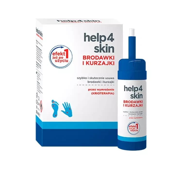 HELP4SKIN BRODAWKI I KURZAJKI PREPARAT DO USUWANIA METODĄ KRIOTERAPII