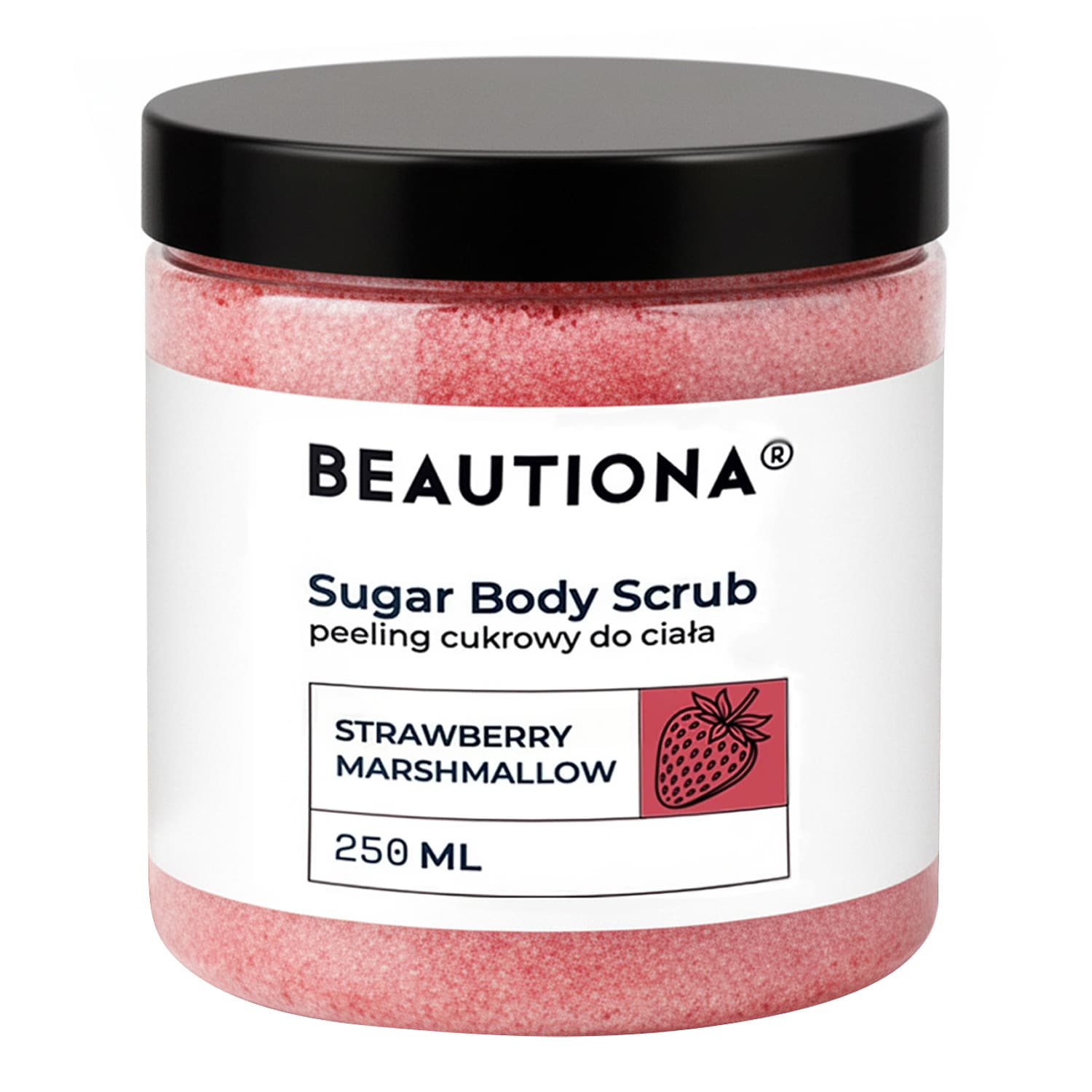 peeling cukrowy do ciała Strawberry Marshmallow