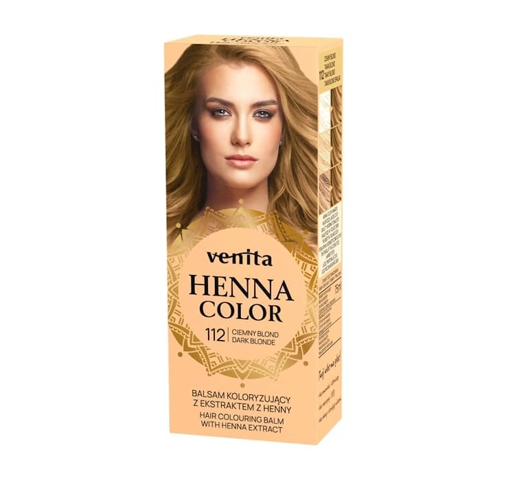Henna Color balsam koloryzujący z ekstraktem z henny 112 Ciemny Blond