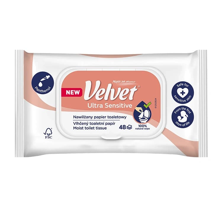 Ultra Sensitive nawilżany papier toaletowy