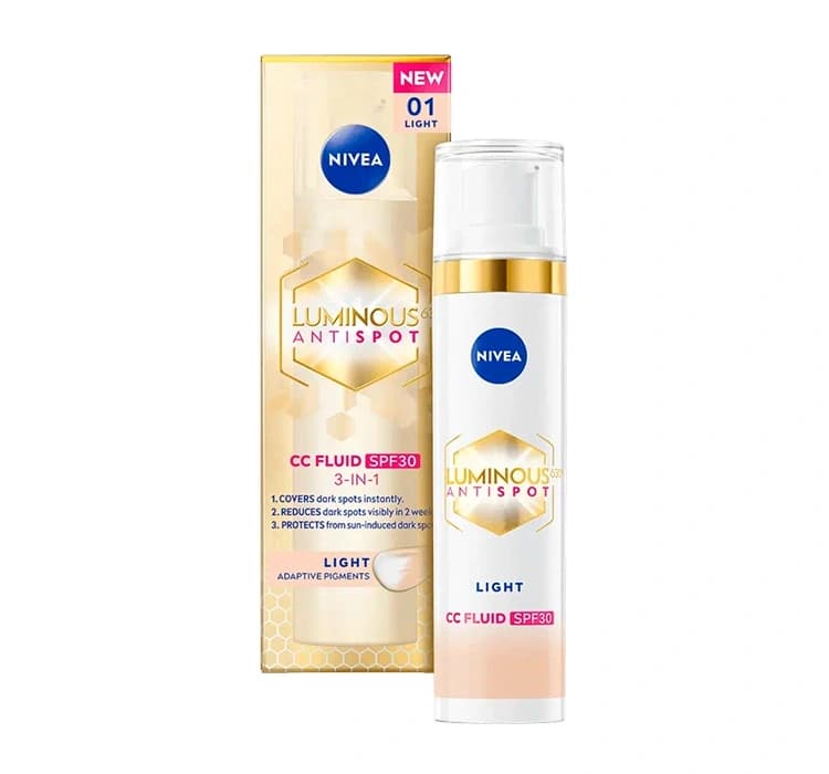 Luminous630 Antispot krem CC przeciw przebarwieniom 01 Light