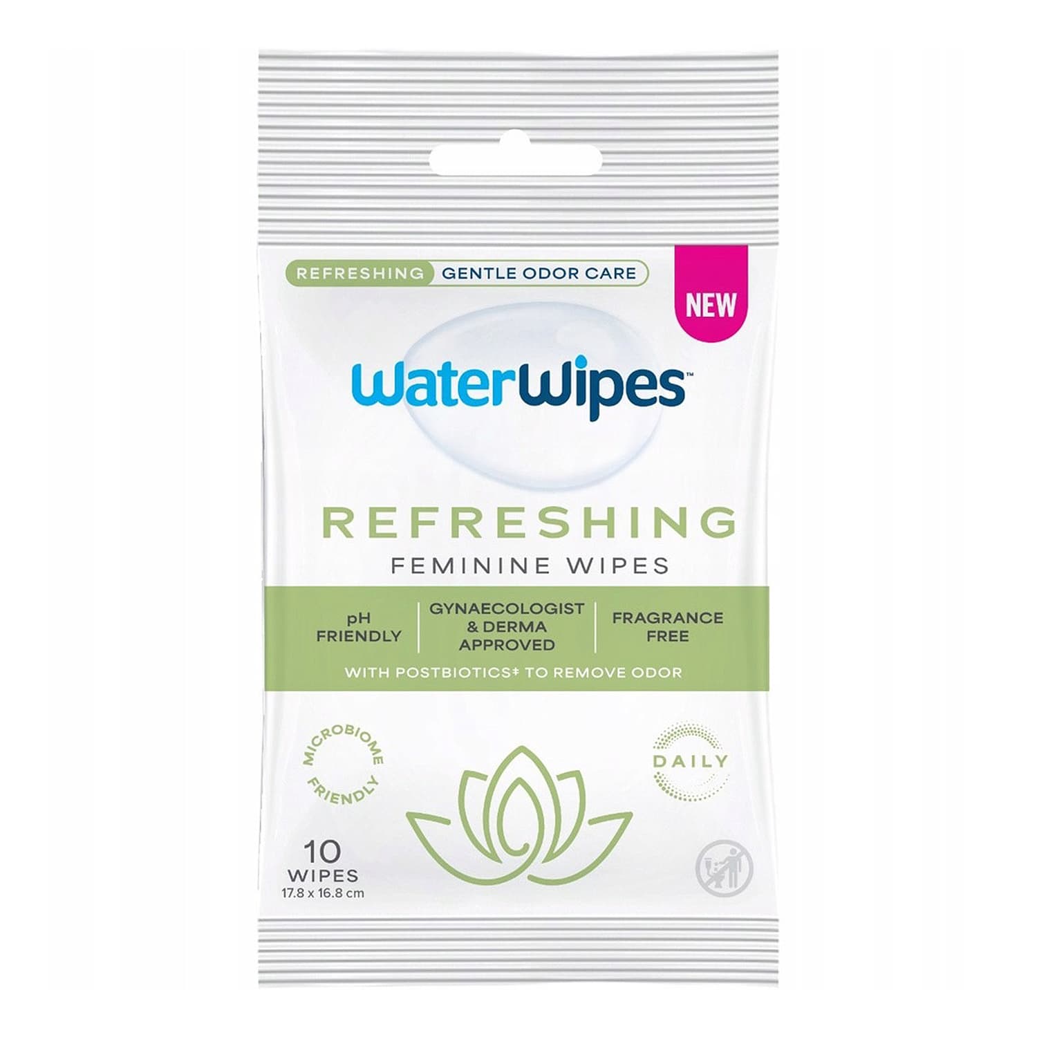 Water Wipes Refreshing odświeżające chusteczki nawilżane do higieny intymnej