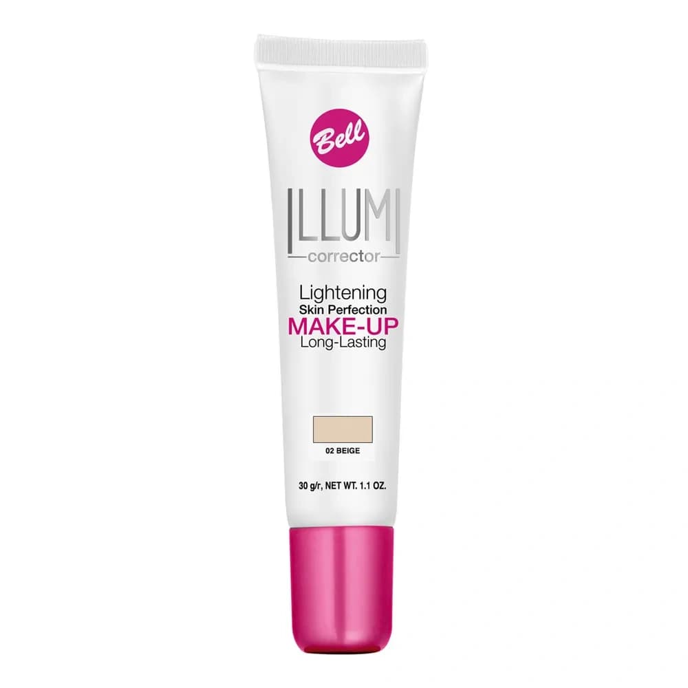Illumi Corrector Make-up trwały fluid rozświetlająco-korygujący 02 Beige