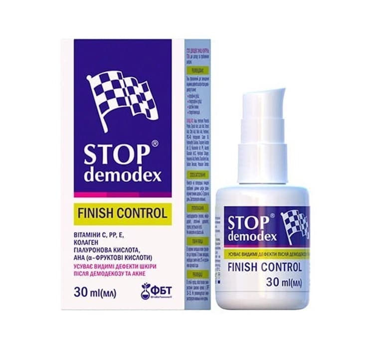 Stop Demodex Finish Control żel do mycia twarzy