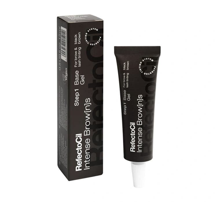 Intense Browns Base Gel farba do brwi i rzęs Black Brown