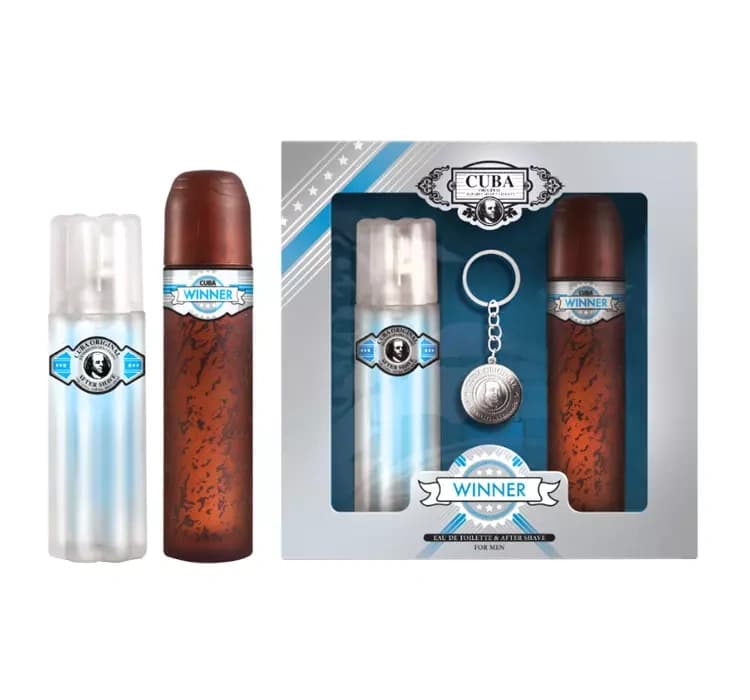 Winner woda toaletowa spray + woda po goleniu + brelok