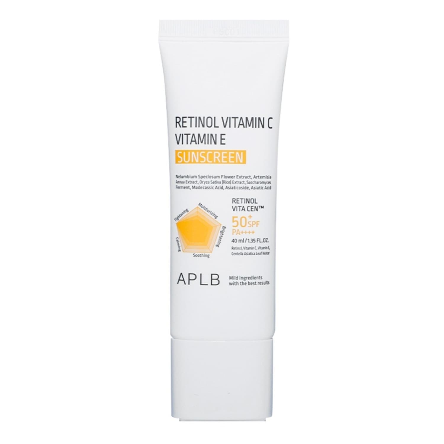 Retinol Vitamin C Vitamin E Sunscreen krem do twarzy z filtrem SPF50+ PA++++ z retinolem i witaminami C i E