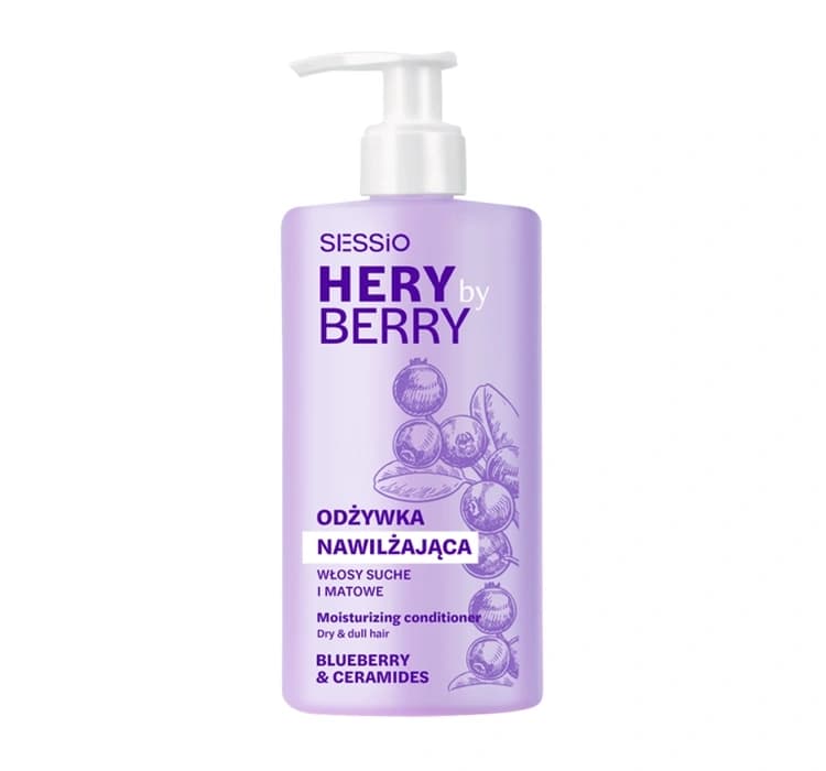Hery By Berry Blueberry & Ceramides nawilżająca odżywka do włosów suchych i matowych