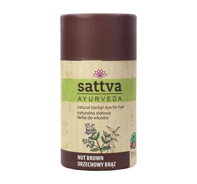 henna naturalna ziołowa farba do włosów Orzechowy Brąz