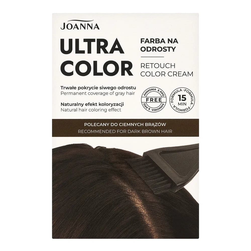 Ultra Color farba na odrosty do ciemnych brązów