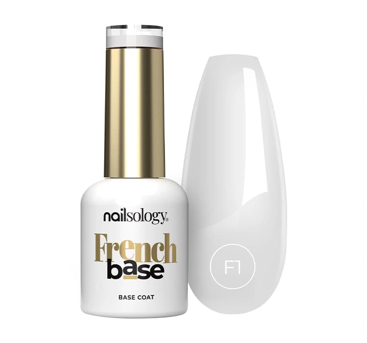 Nailsology French Base kolorowa baza hybrydowa F01 Milky Way