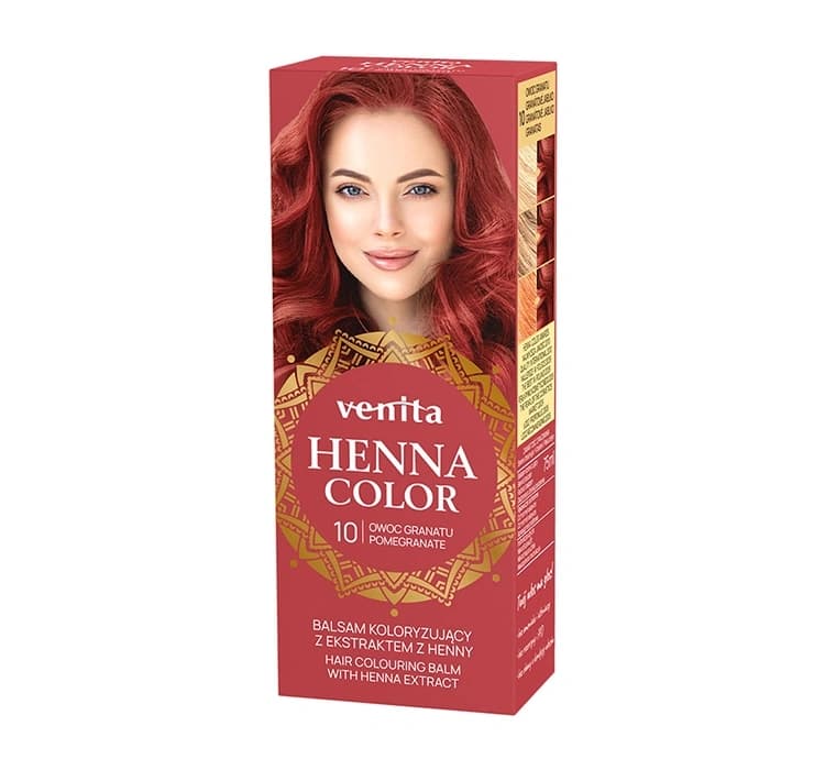 Henna Color balsam koloryzujący z ekstraktem z henny 10 Owoc Granatu