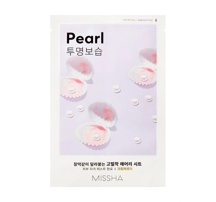 Airy Fit Sheet Mask Pearl rozjaśniająca maseczka w płachcie