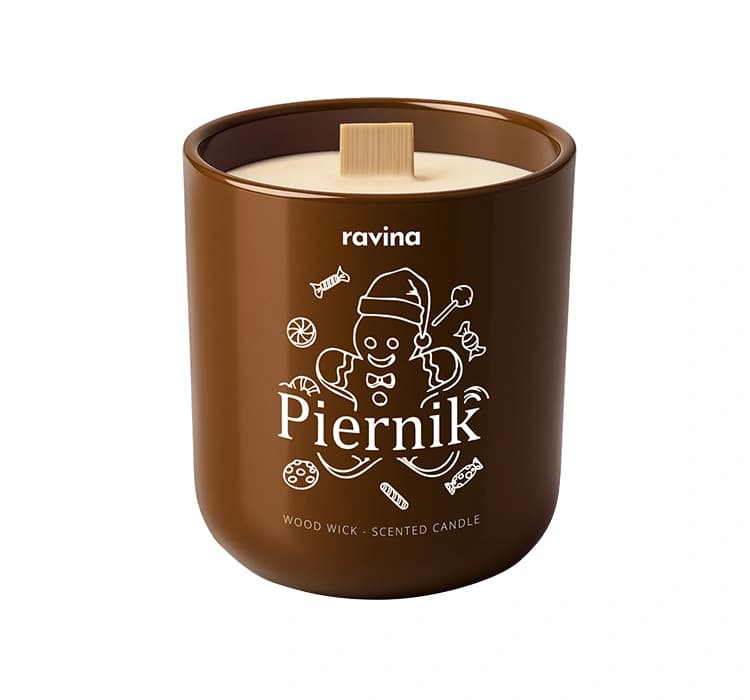 sojowa świeca zapachowa Piernik