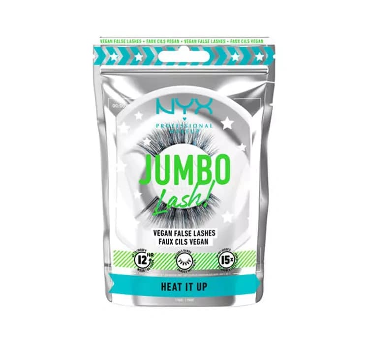 Jumbo Lash niebieskie rzęsy na pasku Heat It Up