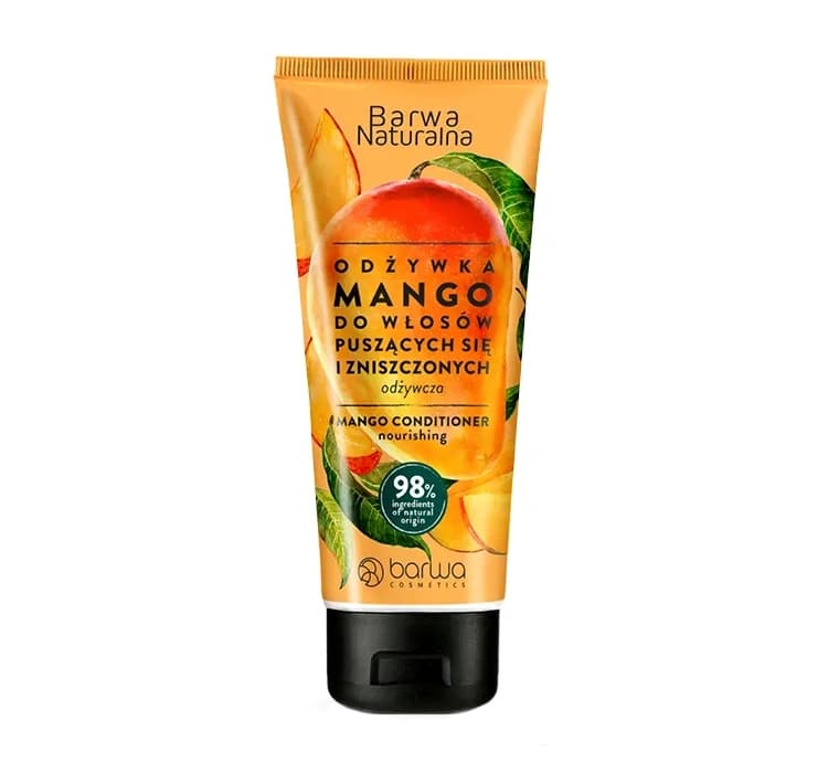 Naturalna odżywka do włosów puszących się i zniszczonych Mango