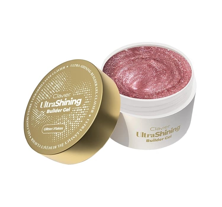 UltraShining Builder Gel Glitter & Flakes ultra-lśniący żel budujący do paznokci 04 Call Me Queen
