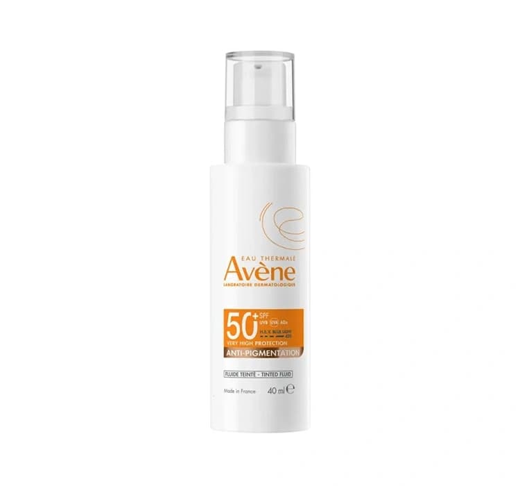 fluid koloryzujący przeciw przebarwieniom SPF50+ skóra wrażliwa