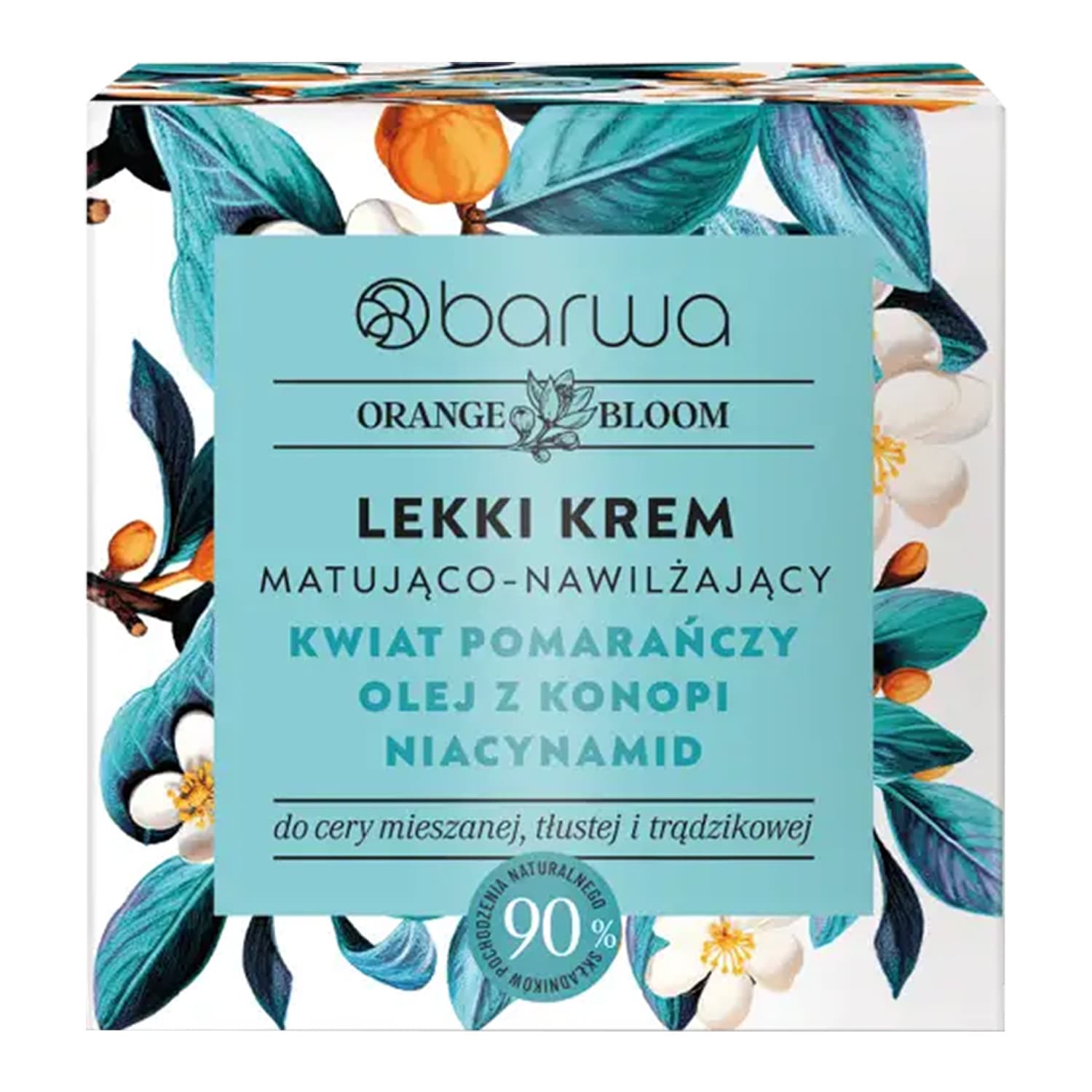 Orange Bloom lekki krem matująco-nawilżający z niacynamidem