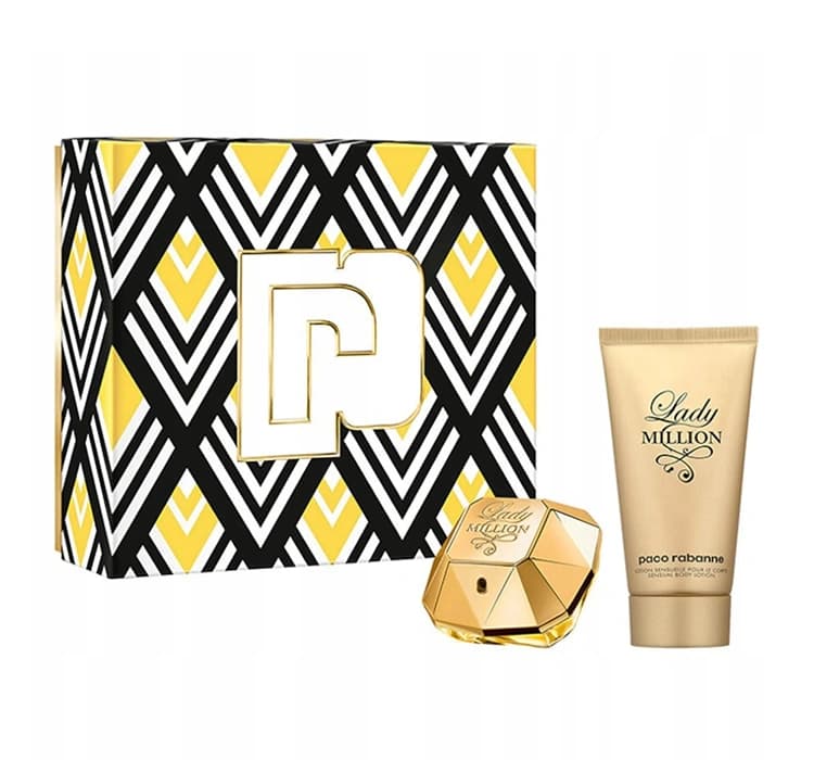 Rabanne Lady Million woda perfumowana spray + + balsam do ciała