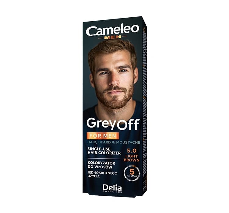 Cameleo Men Grey Off farba do włosów i brody 5.0 Light Brown