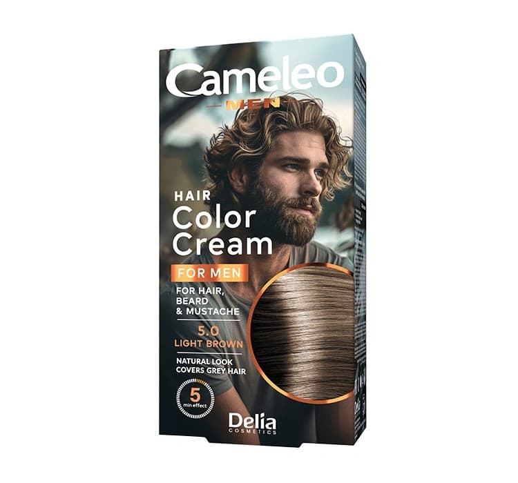 Cameleo Men farba do włosów i brody 5.0 Jasny Brąz