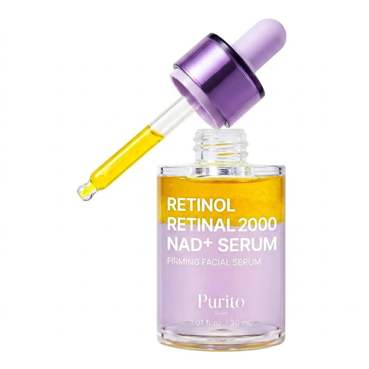 Purito Retinol Retinal 2000 NAD+ ujędrniające serum do twarzy z retinolem, retinalem i NAD+