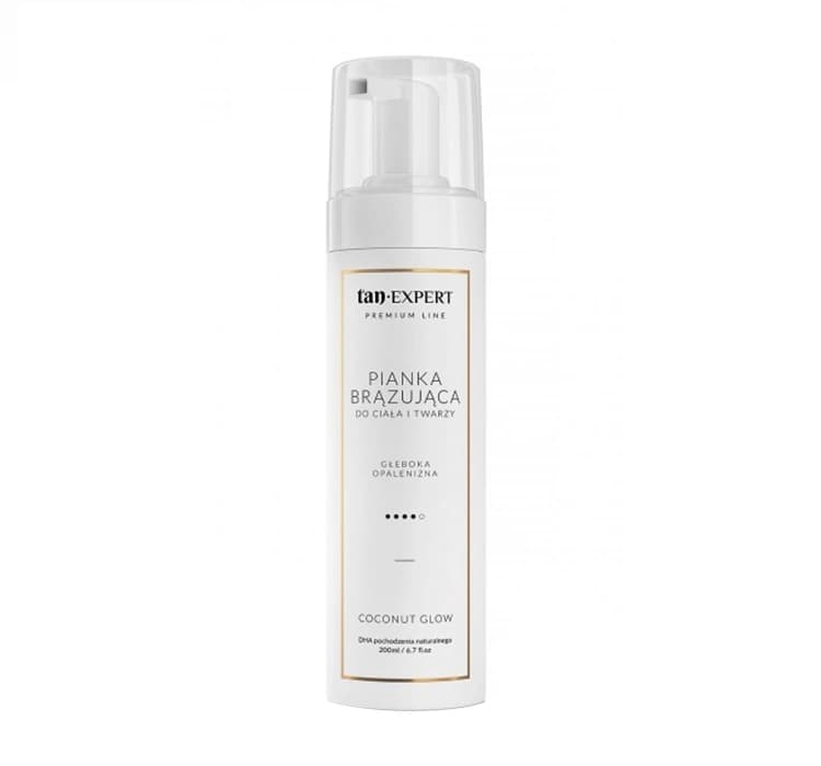 Premium Line pianka brązująca do twarzy i ciała Coconut Glow