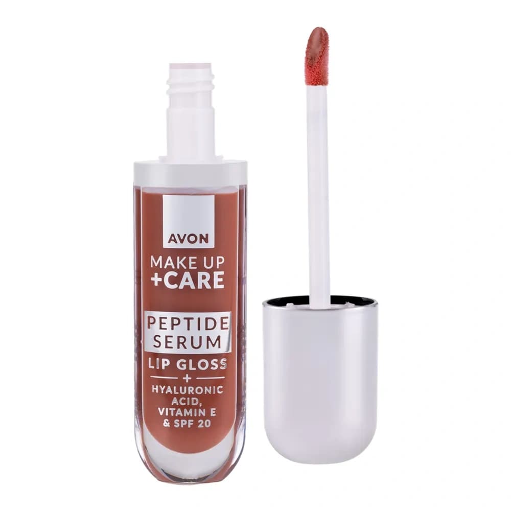Make Up + Care Peptide Serum błyszczyk-serum do ust z peptydami i SPF20 Juicy Peach