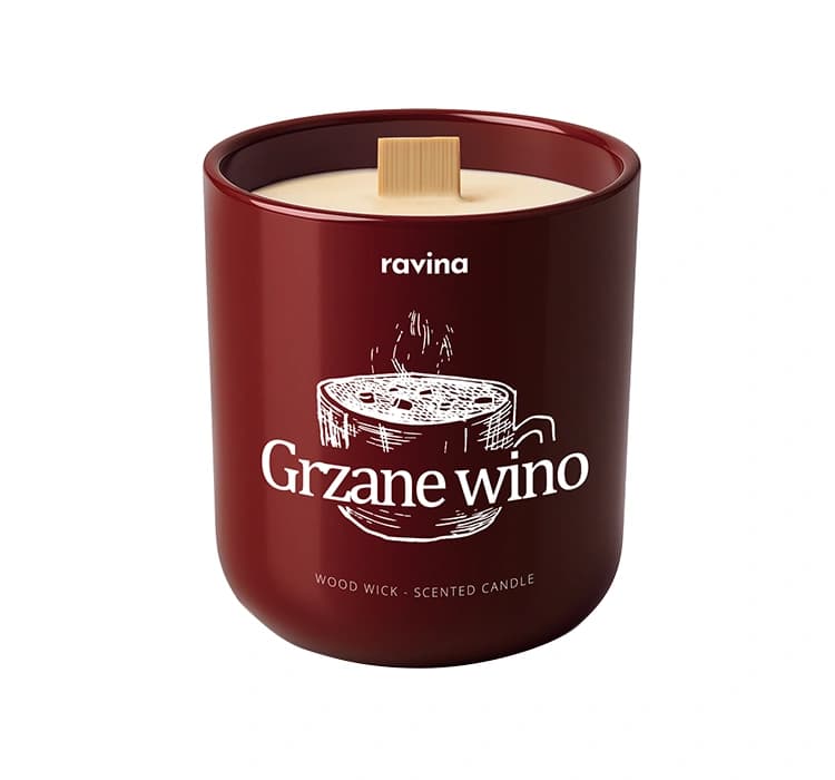 sojowa świeca zapachowa Grzane Wino