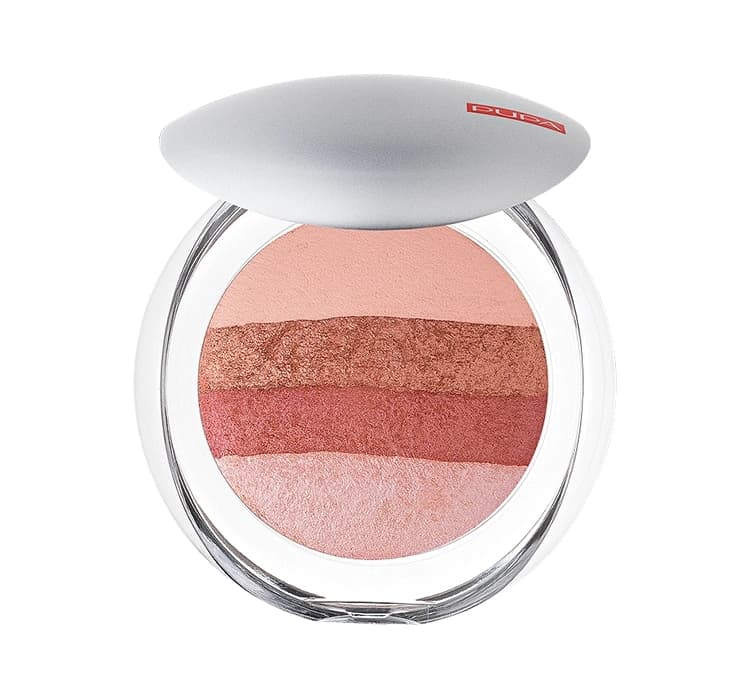Luminys Baked All Over rozświetlający puder do twarzy 01 Stripes Rose