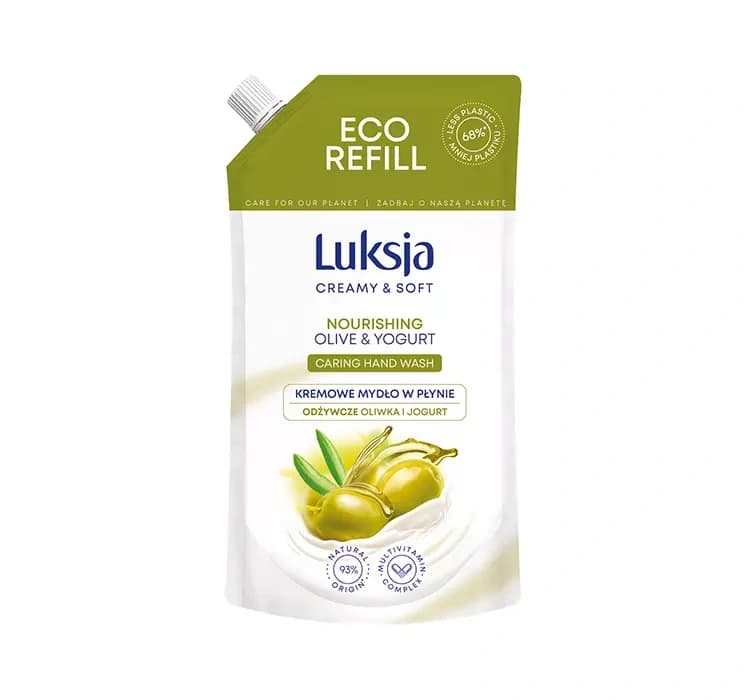 Creamy & Soft mydło w płynie Oliwka i Jogurt zapas