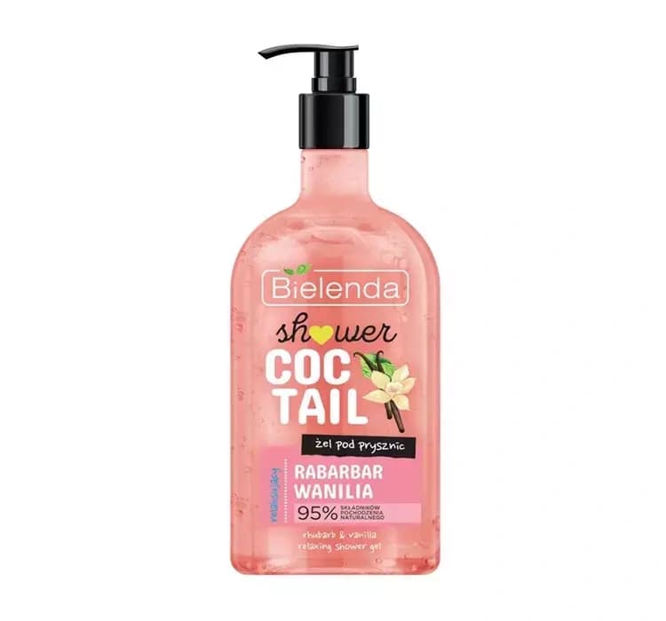 Shower Coctail relaksujący żel pod prysznic Rabarbar i Wanilia