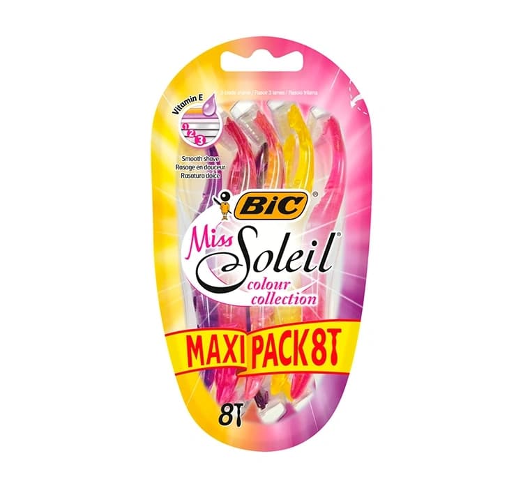 Miss Soleil Colour Collection jednorazowe maszynki do golenia dla kobiet