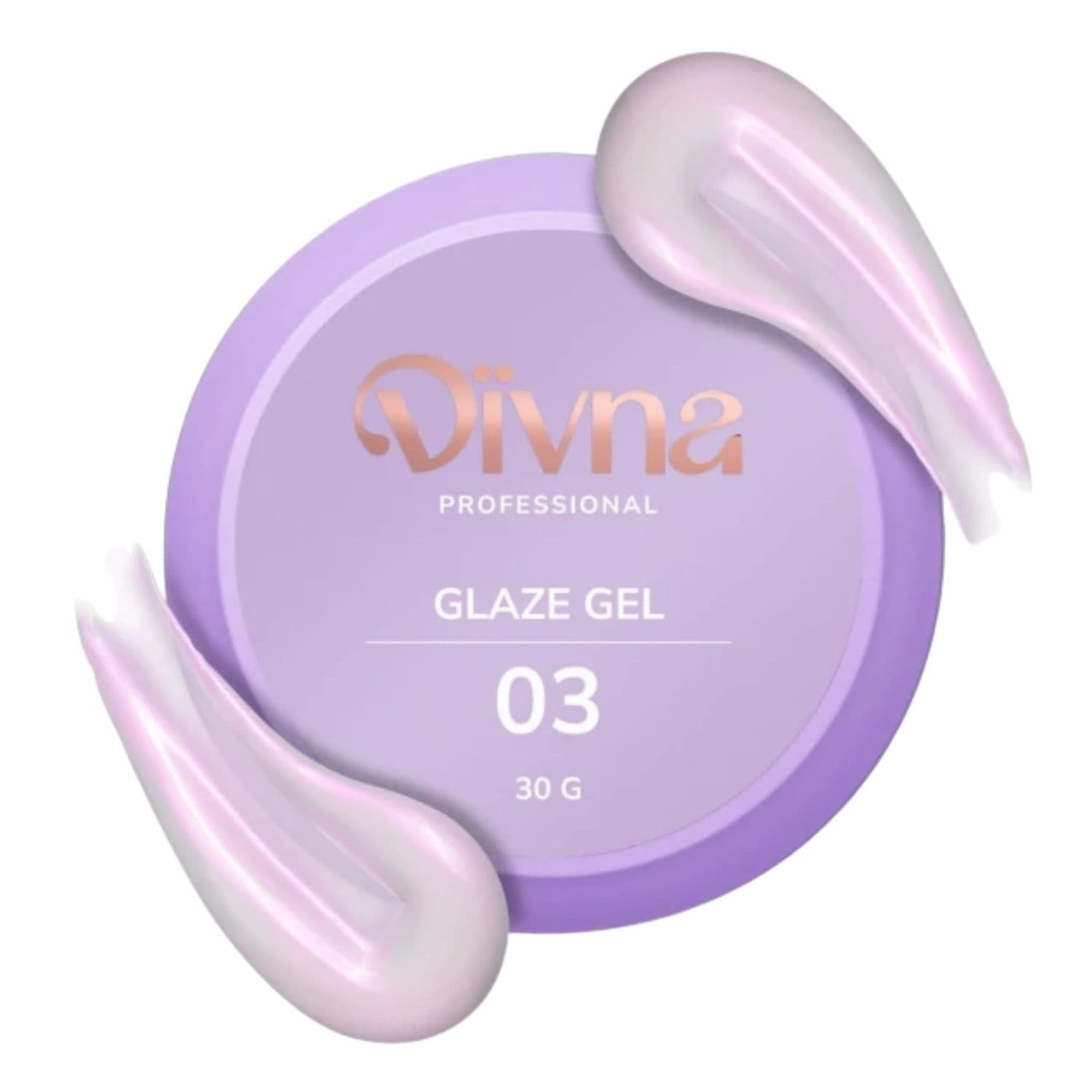Glaze Gel twardy samopoziomujący żel budujący do paznokci 03