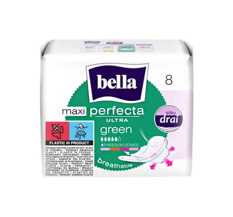 Perfecta Ultra Maxi Green podpaski higieniczne ze skrzydełkami