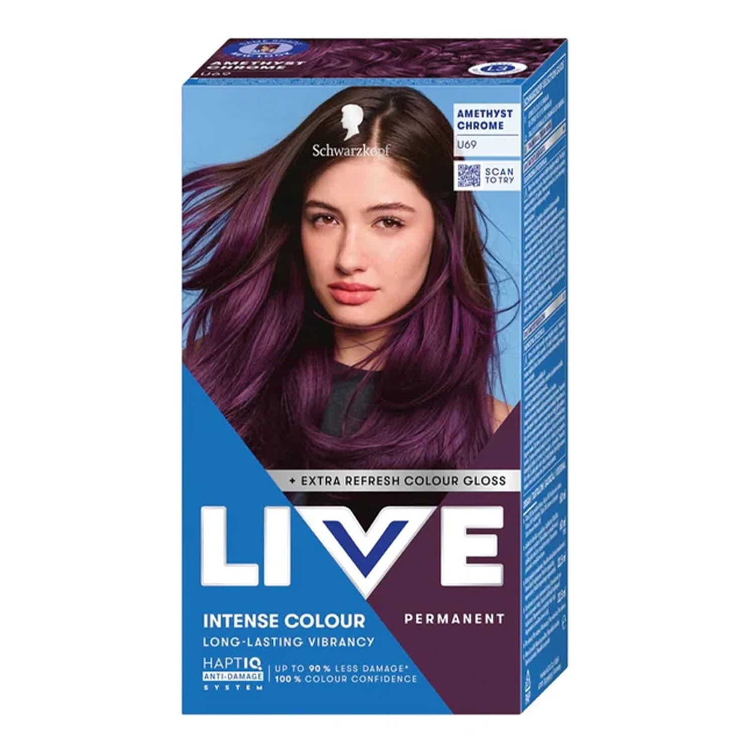 LIVE Urban Metallics farba do włosów U69 Amethyst Chrome